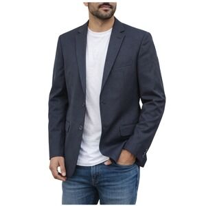 38 R JOS A BANK SLIM FIT Pinstripe Dark Charcoal Sport Coat Men Modern Minimal